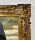 Oil Painting Vintage French Framed Landscape 71cm x 60cm Wall Art LOT 51236