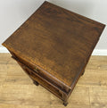 Bedside Table Antique French Style Oak Cabinet Carved Nightstand LOT 639310