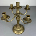 Candelabra Vintage French Style Metal Gold 5 Arm Candle Holder Pair LOT 50758