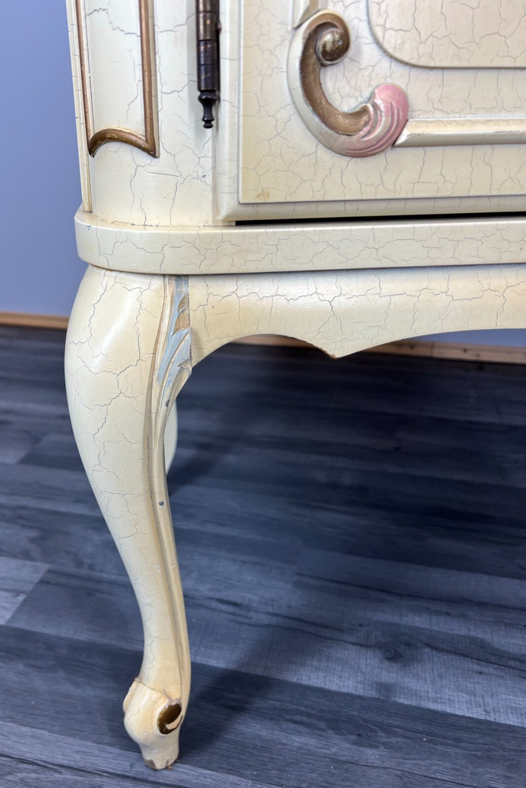 Dressing Table Vintage French Louis XVI Shabby Chic Vanity Table Makeup LOT 27558