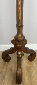 Floor Lamp Vintage French Style Ornate Standing Lamp with Fringe Shade LOT 607319
