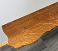 French Vintage Style Coat Rack Oak 4 Hooks Ornate Wall Shelf Coat LOT 47266