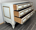 Chest of Drawers Vintage French Shabby Chic 3 Drawers Carved Cabinet LOT 455515