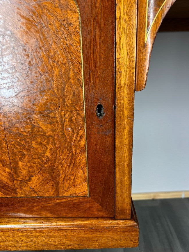 Sideboard Antique French Style Burr Wood Writing Desk Cabinet Storage LOT 152811