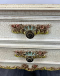 Chest of Drawers Vintage Shabby Chic French Louis 2 Drawers Sideboard LOT 24905