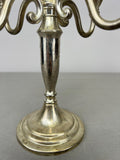 Pair of Candelabras Vintage French Style Metal Five Arm Candle Holders LOT 6485