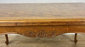 Dining Table Vintage French Louis XVI Carved Oak Extendable Table LOT 63575