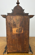 Clock Vintage Junghans Wooden Mantel Clock Glass Door Table Clock LOT 605512