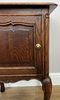 Bedside Table Vintage French Louis Style Oak Nightstand Carved Cabinet LOT 63145