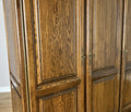 Wardrobe Vintage French Style Five Door Carved Armoire Cabinet LOT 61305