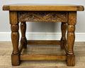 Pair of Bedside Tables Vintage French Oak Nightstands Carved Cabinets LOT 62124