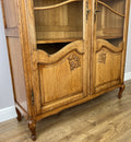Bookcase Vintage French Louis XVI Oak Display Cabinet Carved Sideboard LOT 63467