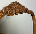 Vintage French Style Carved Oak Wall Mirror Ornate Wall Frame LOT 45364