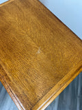 Pair of Bedside Tables Vintage French Oak Nightstands Carved Cabinets LOT 346513