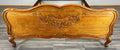 Bed Frame Vintage French Louis XVI Style Oak Double Carved Panel LOT 41122