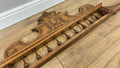 Pediment Antique French Style Oak Hand Carved Decorative Crest LOT 61683