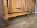 Wardrobe Vintage French Louis XVI Style Five Door Carved Armoire LOT 60098