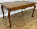 Dining Table Vintage French Louis XVI Carved Oak Extendable Table LOT 63572