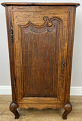 Cabinet Antique French Style Oak Sideboard with Carved Cupboard LOT 62551