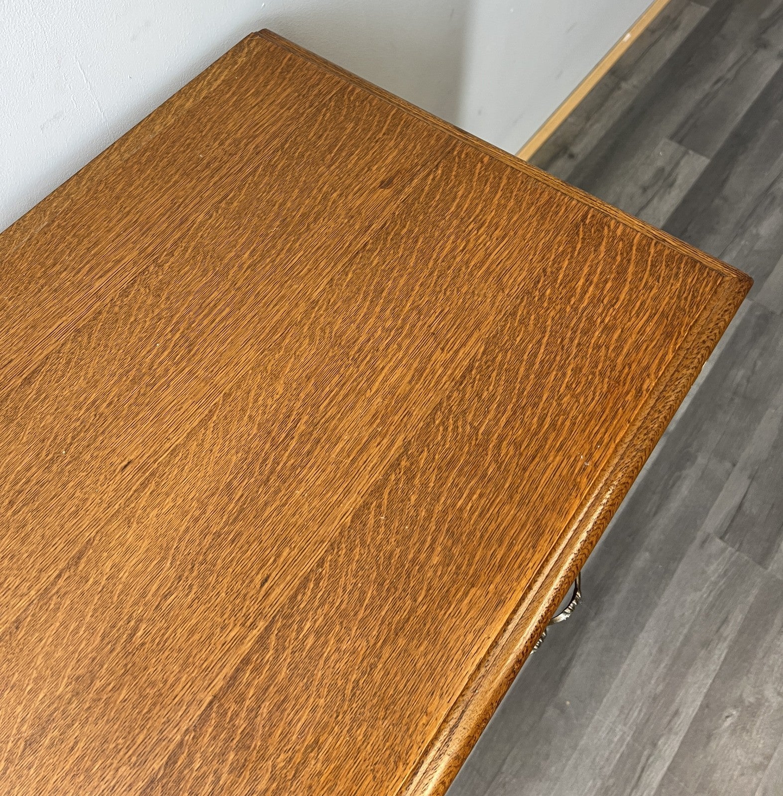 Cabinet Vintage French Louis XVI Style Oak Sideboard Carved Cupboard LOT 452311