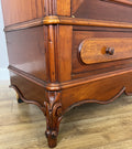 Wardrobe Antique French Style Mahogany Mirrored Carved Armoire Cabinet LOT 61579