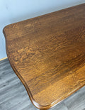 Dining Table Vintage French Carved Oak Solid Dining Table LOT 47539