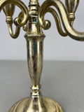 Pair of Candelabras Vintage French Style Metal Five Arm Candle Holders LOT 6484