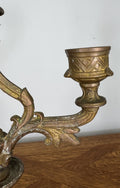 Clock Vintage French Style Mantel Clock with Matching Candelabras Set LOT 468015