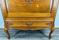 Cabinet Vintage French Louis XVI Style Oak Fall Front Carved Sideboard LOT 37795
