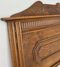 Mirror Antique French Style Oak Carved Decorative Frame Wall Mirror LOT 62764