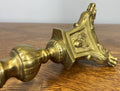 Candleholders Vintage French Brass Pair Tall Classical Candlesticks LOT 467310