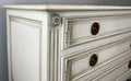 Chest of Drawers Vintage Shabby Chic 3 Drawer Painted Cream Cabinet LOT 44056
