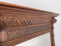 Mirror Antique French Oak Wall Mirror Home Decor Carved Wall Frame LOT 63713