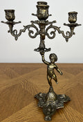Candelabra Vintage French Cherub 5 Arm Ornate Candle Holder LOT 60570