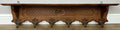 Coat Rack Vintage French Oak Wall Mounted 6 Hooks Carved Rack Hanger LOT 62062