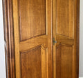 Wardrobe Antique French Style Oak Two Door Storage Carved Armoire LOT 6510