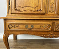 Cabinet Vintage French Louis XVI Oak Display Buffet Carved Sideboard LOT 63165