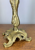 Candelabra Vintage Brass Ornate Five Arm Rococo Style Holder LOT 4027