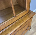 Bookcase Vintage French Louis XIV Style Oak Display Cabinet Sideboard LOT 493412