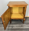 Pair of Bedside Tables Vintage French Louis Oak  Nightstands Cabinets LOT 44428