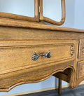 Vintage Dressing Table with mirror French Louis Oak Vanity Table Makeup LOT 456213