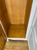 Wardrobe Vintage French Louis XVI Shabby Chic Four Door Oak Armoire LOT 616519