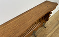 Coat Rack Vintage French Oak Wall Mounted 6 Hooks Carved Rack Hanger LOT 63049
