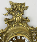 Wall Clock Vintage French Style Brass Hanging Clock Quartz Movement LOT 60493