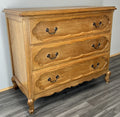 Chest of Drawers Vintage French Louis Oak 3 Drawers Carved Cabinet LOT 44641