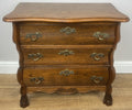 Chest of Drawers Vintage French Style Oak Carved 3 Drawer Cabinet LOT 49050