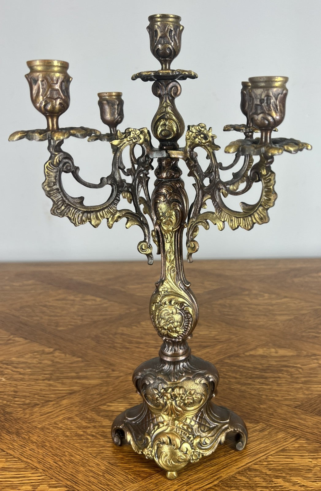 Candelabra Vintage French Style Ornate Decorative Candle Holder LOT 46620