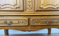 Cabinet Vintage French Louis XVI Oak Display Buffet Carved Sideboard LOT 63167