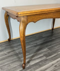 Dining Table Vintage French Louis XVI Carved Oak Extendable Table LOT 45834