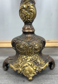 Candelabra Vintage French Brass 5 Arm Ornate Rococo Candle Holder LOT 44312